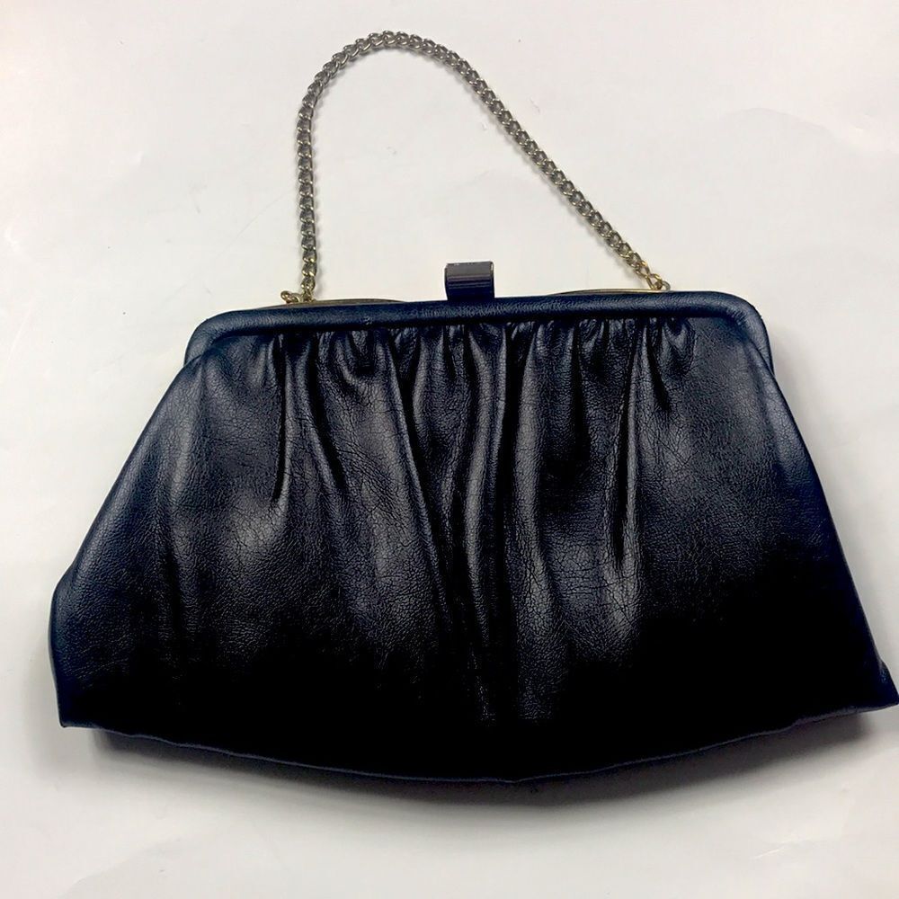 VINTAGE BLACK ANDE HANDBAG